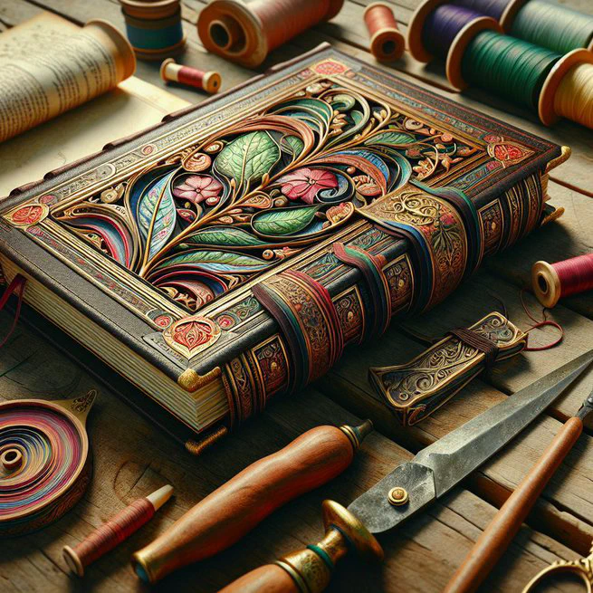 Creating Endpapers for Bookbinding
