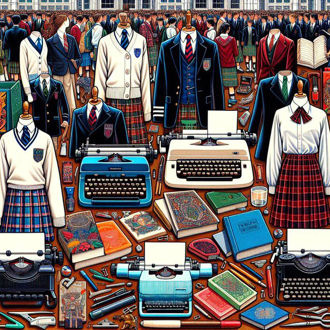Making a Zine on School Uniforms